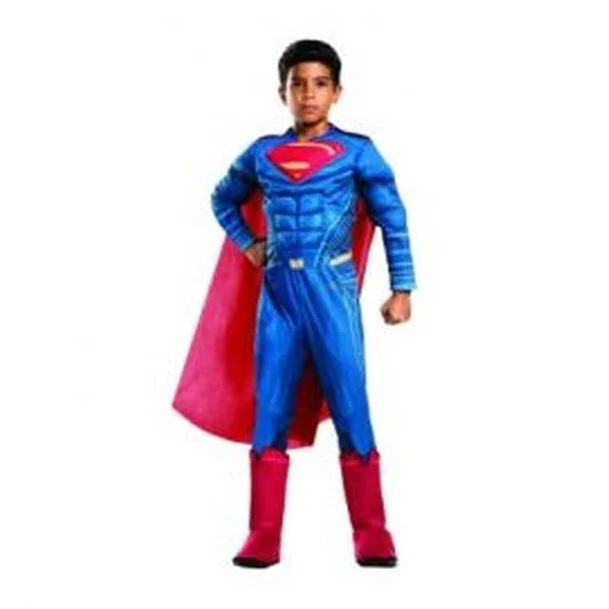 Superman Doj Deluxe Child Costume Size S