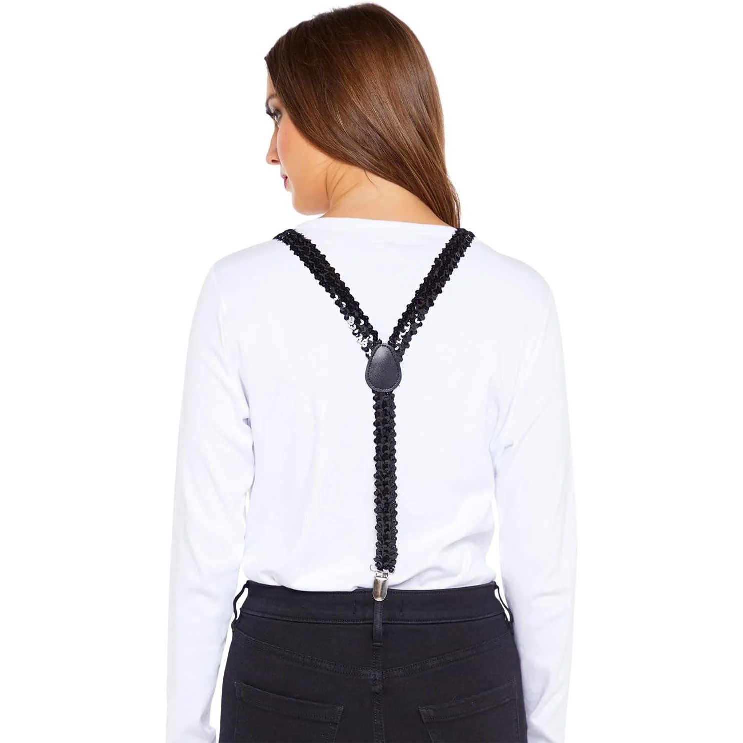Suspenders Sequin Black - Image 2