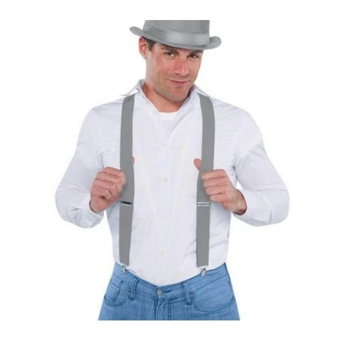 Suspenders Silver