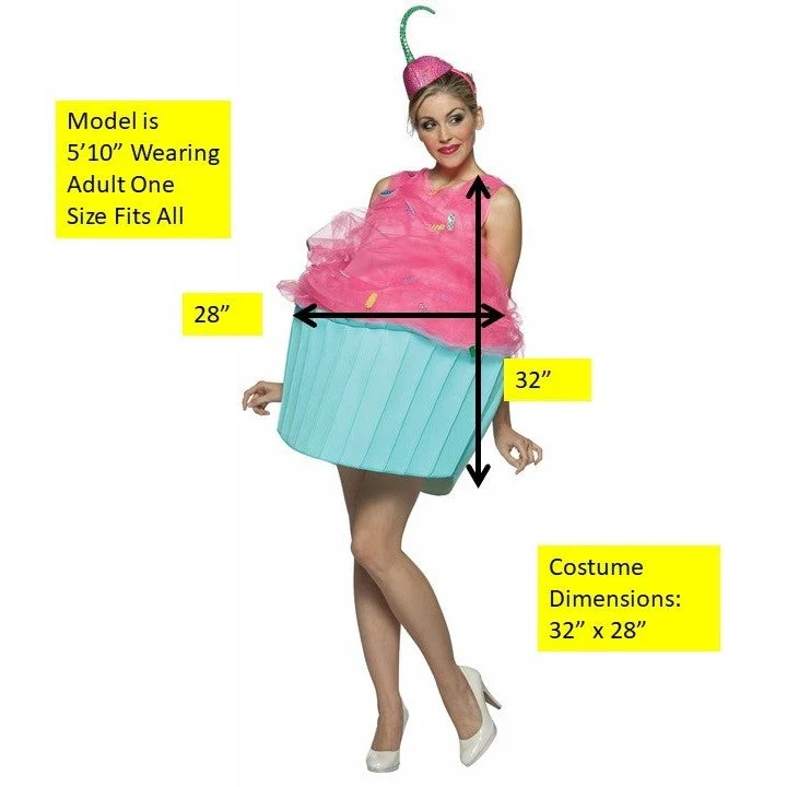 Sweet Eats Cupcake Costume, Adult One Size - Image 4