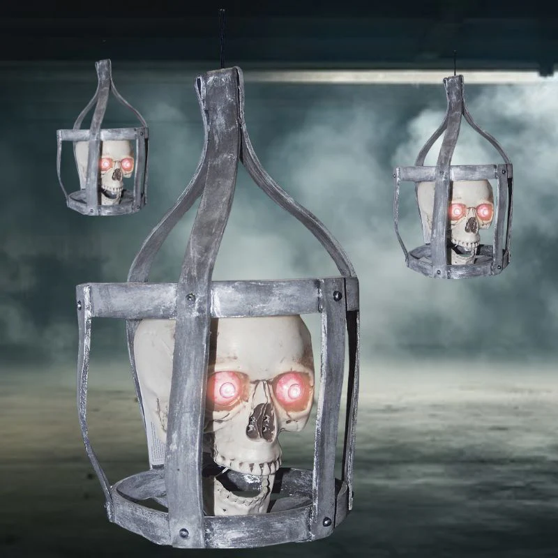 Talking Skull In Cage