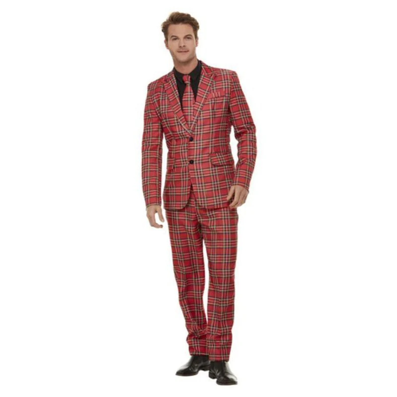 Tartan Suit, Red