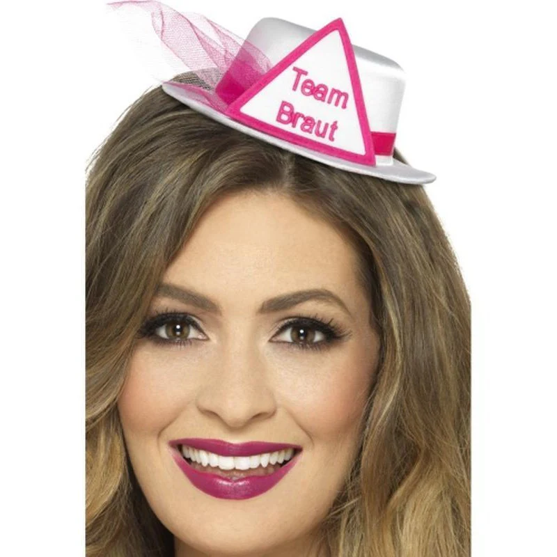 Team Braut Hat - White