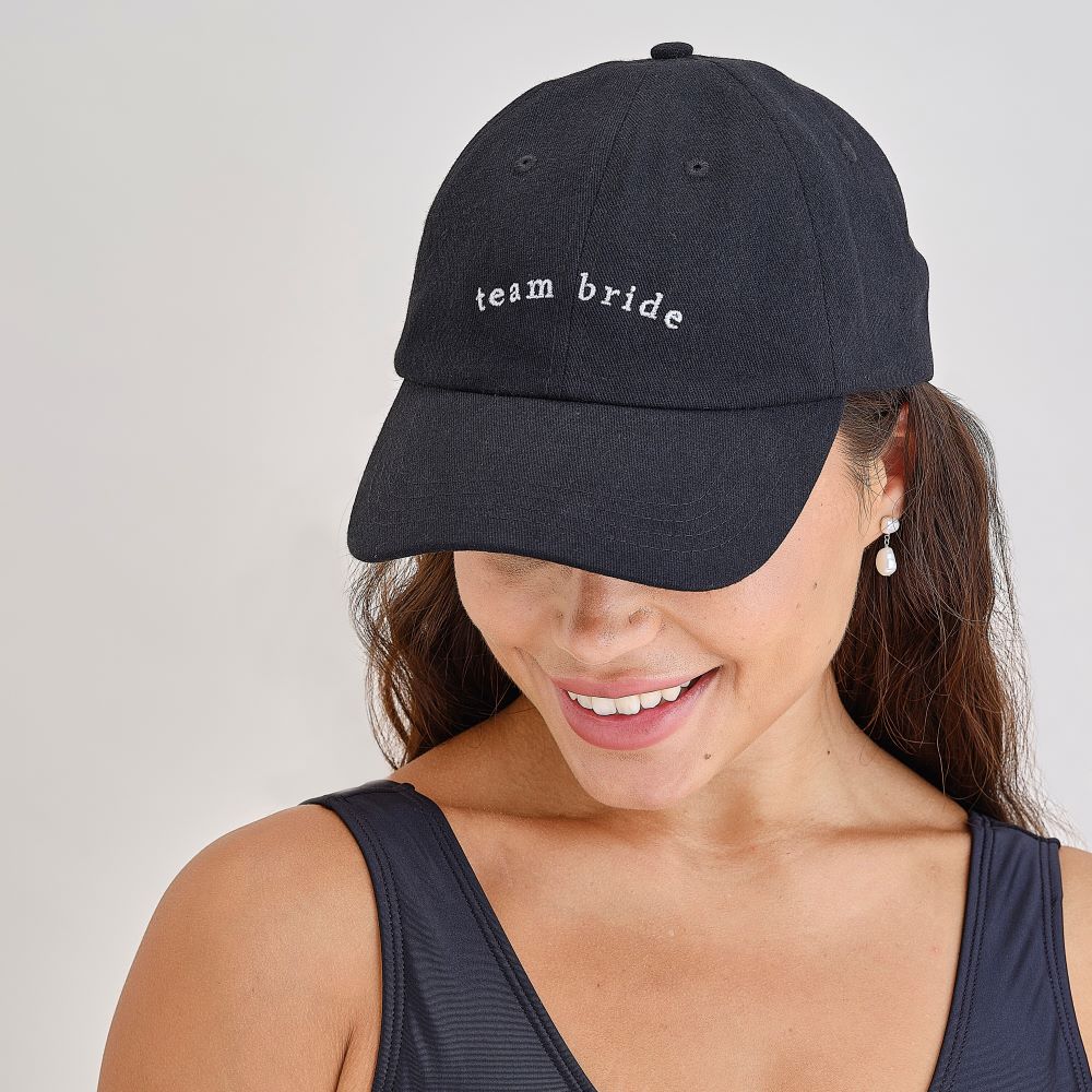 Team Bride Black Cap