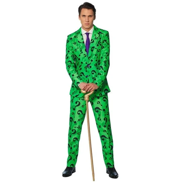 The Riddler Villain Suit Costume
