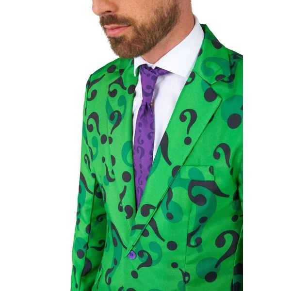 The Riddler Villain Suit Costume - Image 3