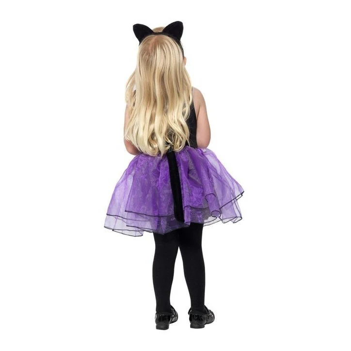 Toddler Cat Costume, Black & Purple - Image 3