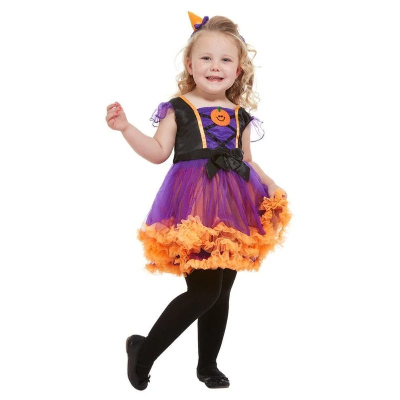 Toddler Pumpkin Witch Costume - Image 2