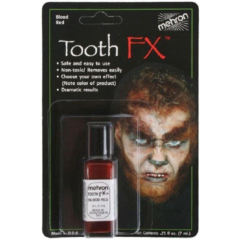 Tooth Fx Blood Red Carded 4ml