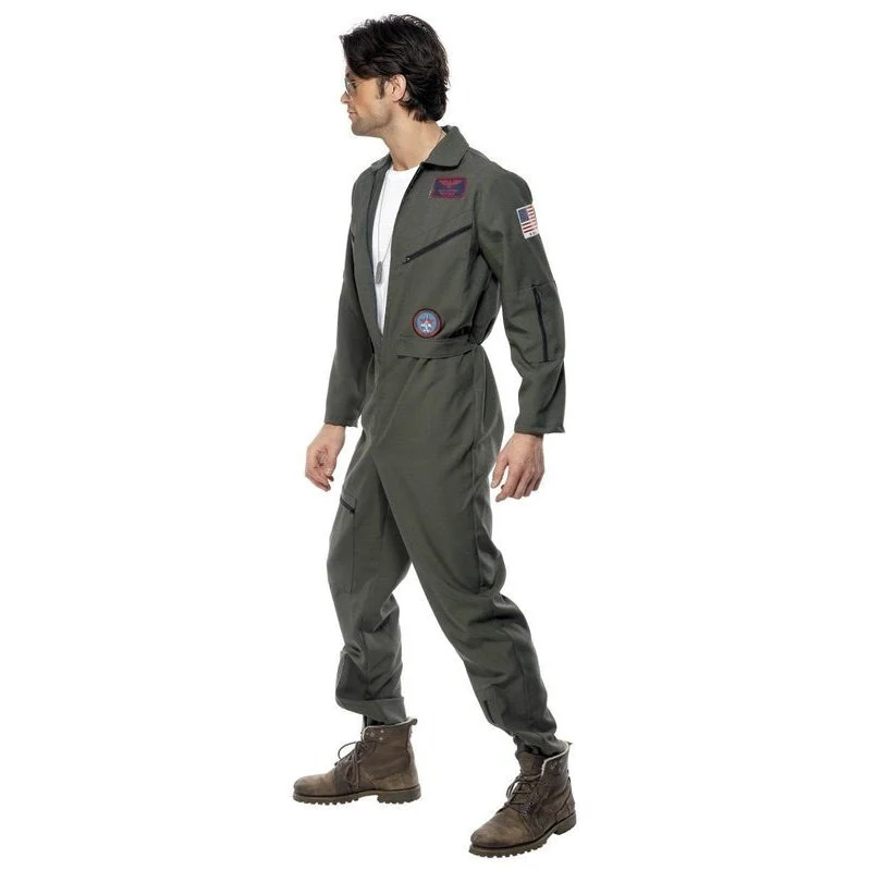 Top Gun Costume, Green - Image 2