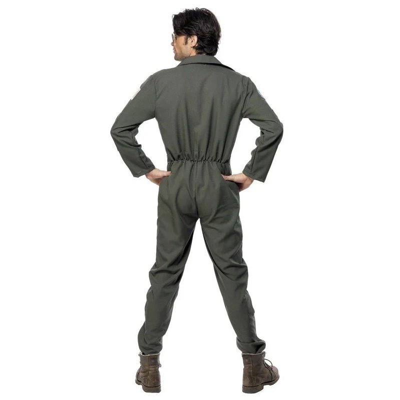 Top Gun Costume, Green - Image 3