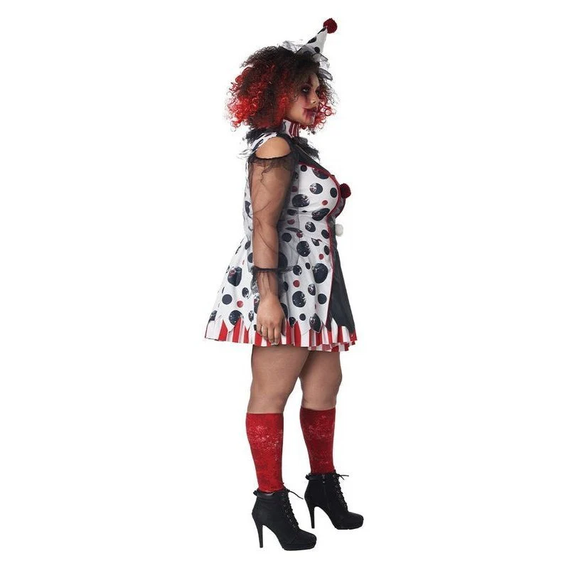 Twisted Clown Womens Plus Size Costume - Image 2