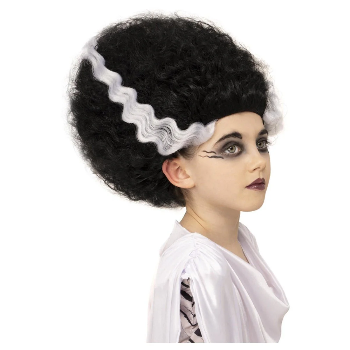 Universal Monsters Bride of Frankenstein Wig, Kids