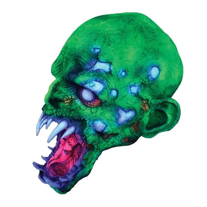 Uv Schell Shocked Latex Mask - Image 2