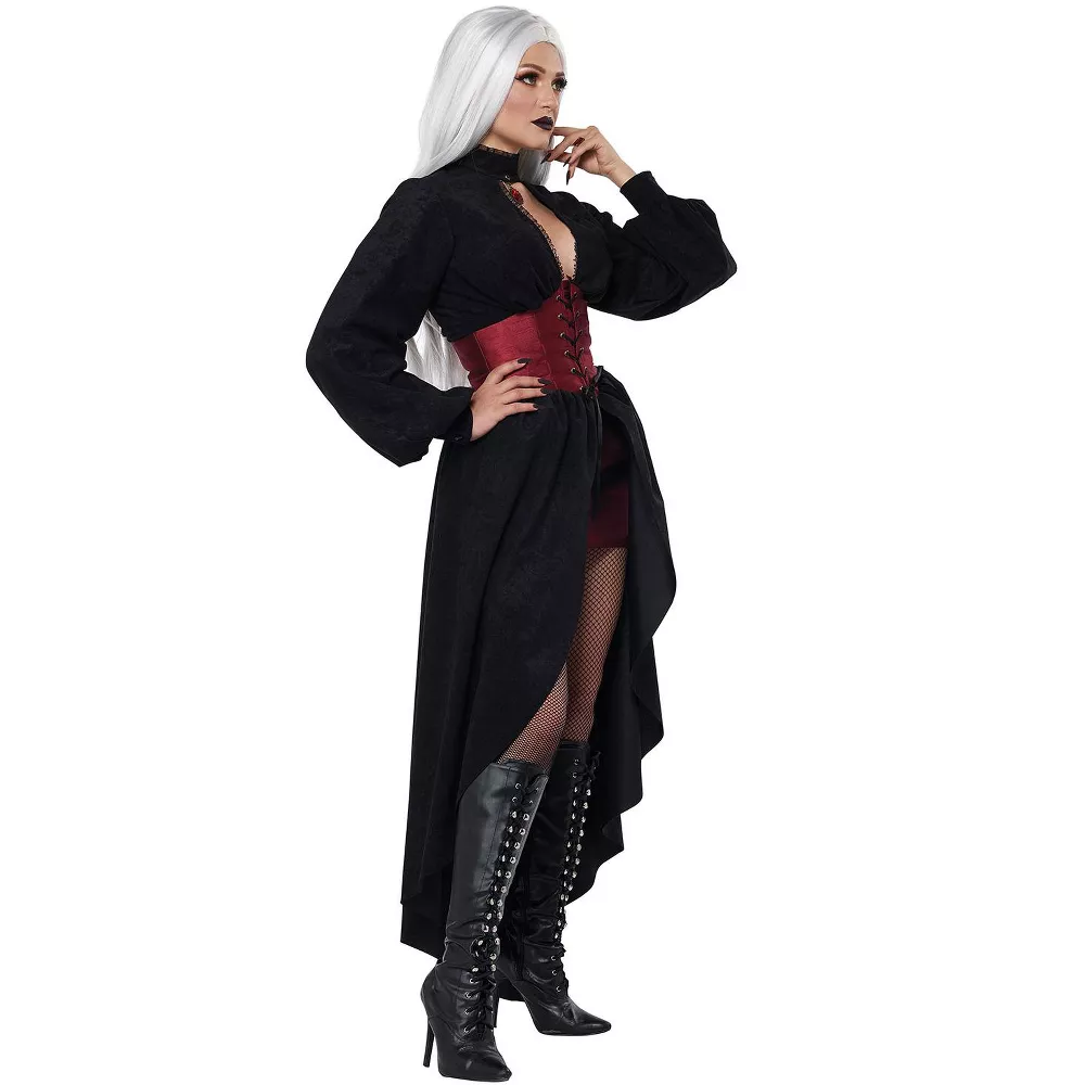 Vampire Corset Coat Women's Costume - Image 2