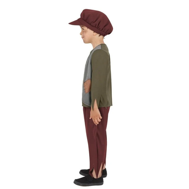 Victorian Poor Boy Costume - Green - Image 2