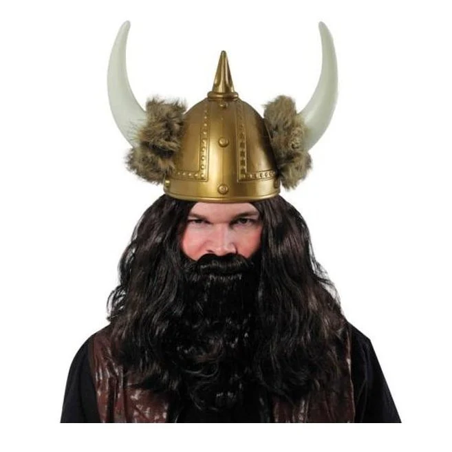 Viking Helmet With Fur