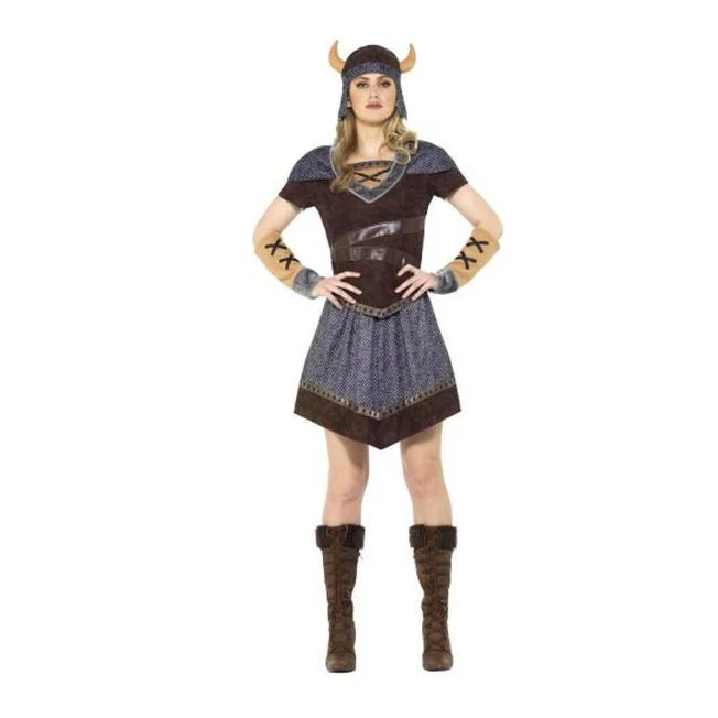 Viking Lady Costume, Brown
