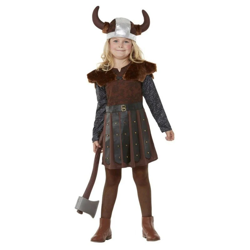 Viking Princess Costume, Brown - Image 2