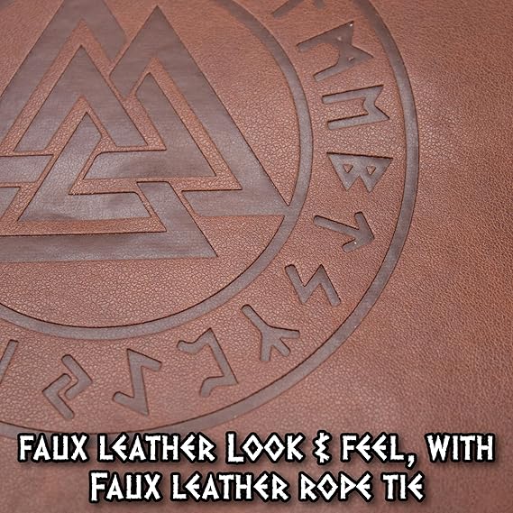Viking Warrior Arm Guards, Brown - Image 4