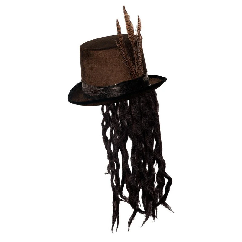 Voodoo Top Hat with Dreads
