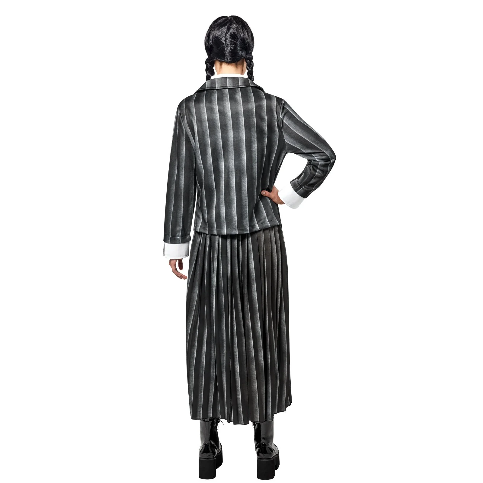 Wednesday Nevermore Academy Black Costume (Netflix), Adult - Image 4