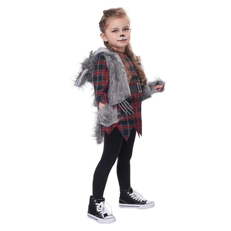 Wee Wolf Toddler Girls Costume - Image 2