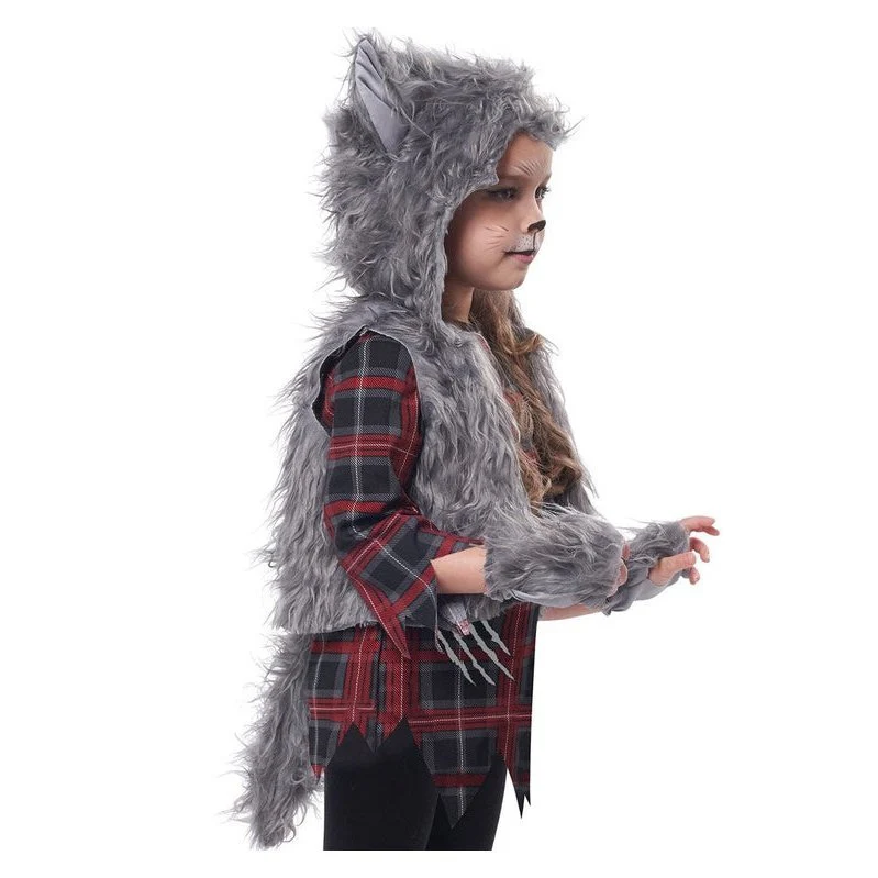 Wee Wolf Toddler Girls Costume - Image 3