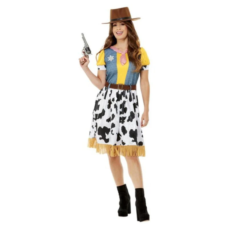 Western Cowgirl Costume, Yellow