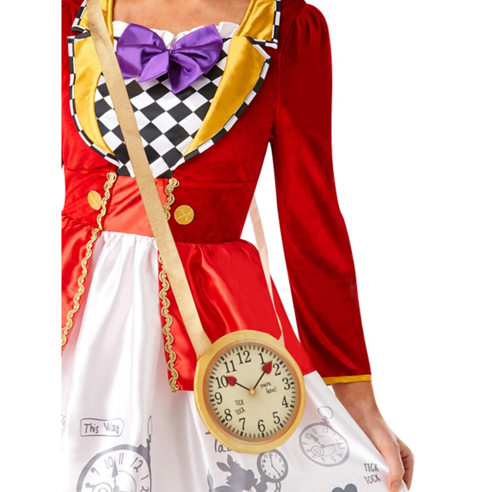 White Rabbit Alice In Wonderland Ladies Costume, Adult - Image 2