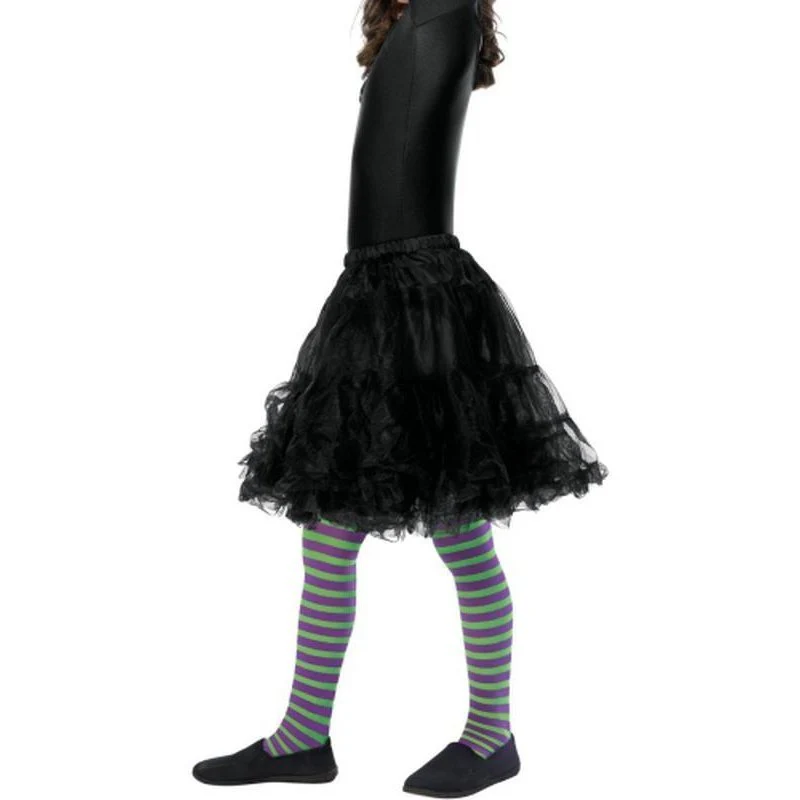 Wicked Witch Tights, Child - Purple & Green