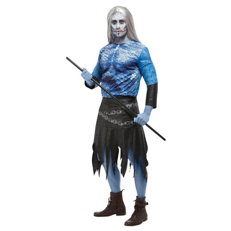 Winter Warrior Zombie Costume, Blue - Image 2