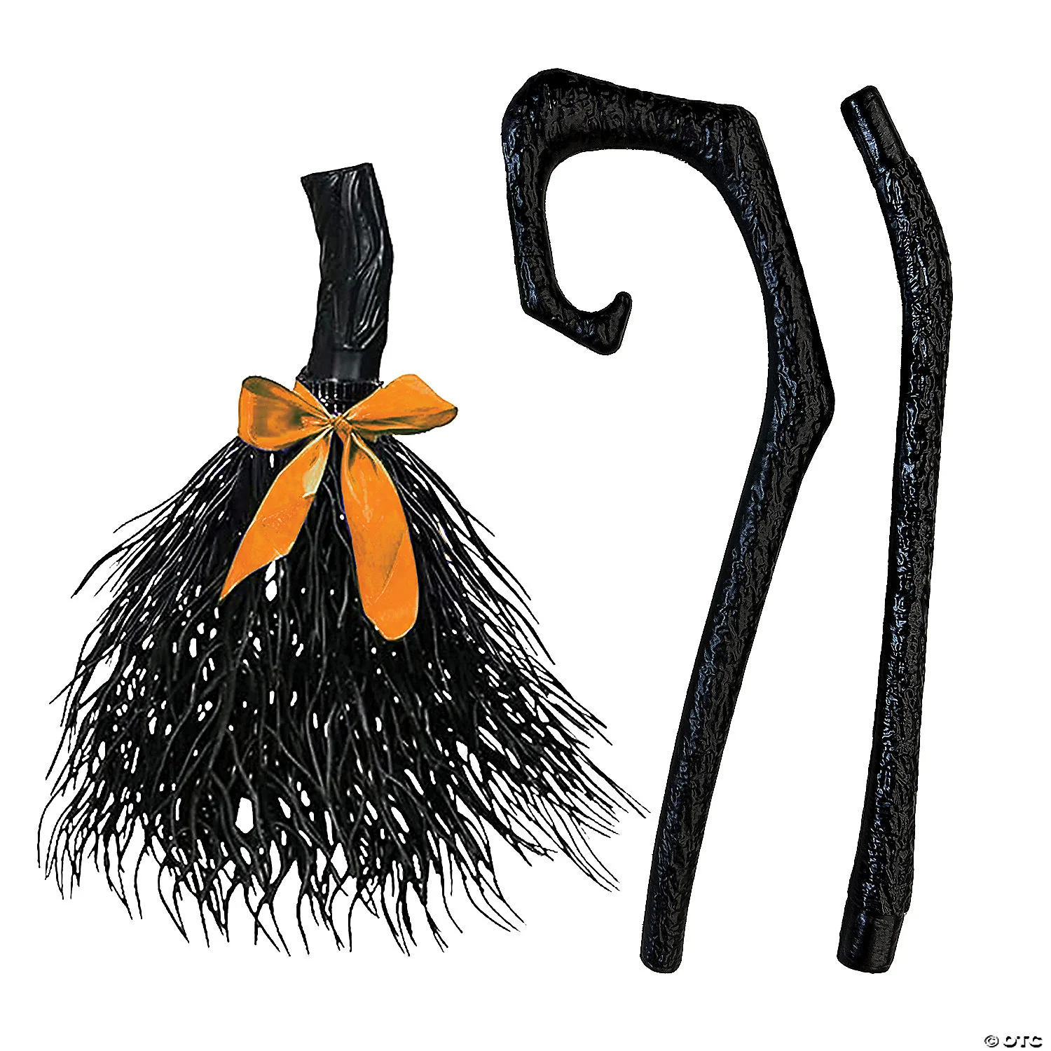 Witch Broom Black Costume Accessory - Image 3