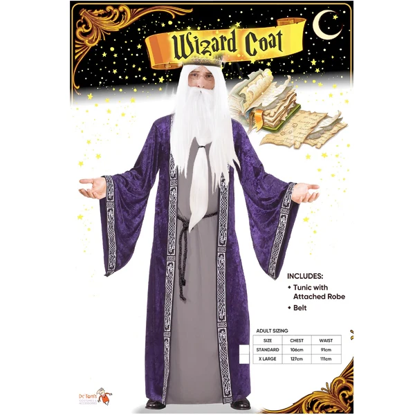 Wizard Costume, Mens - Image 2