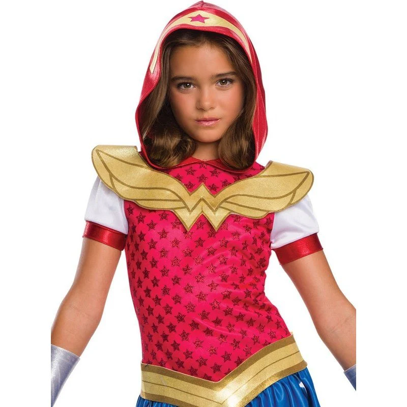 Wonder Woman Dcshg Hoodie Costume, Child - Image 4