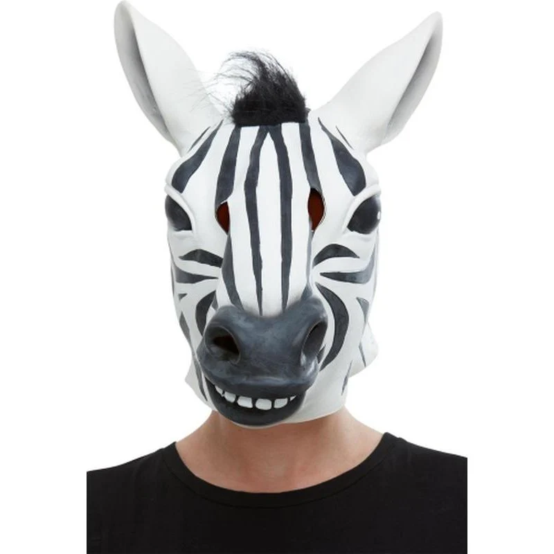 Zebra Latex Mask