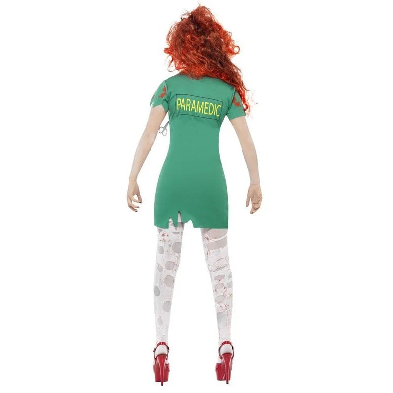 Zombie Scrub Nurse Costume - Image 3