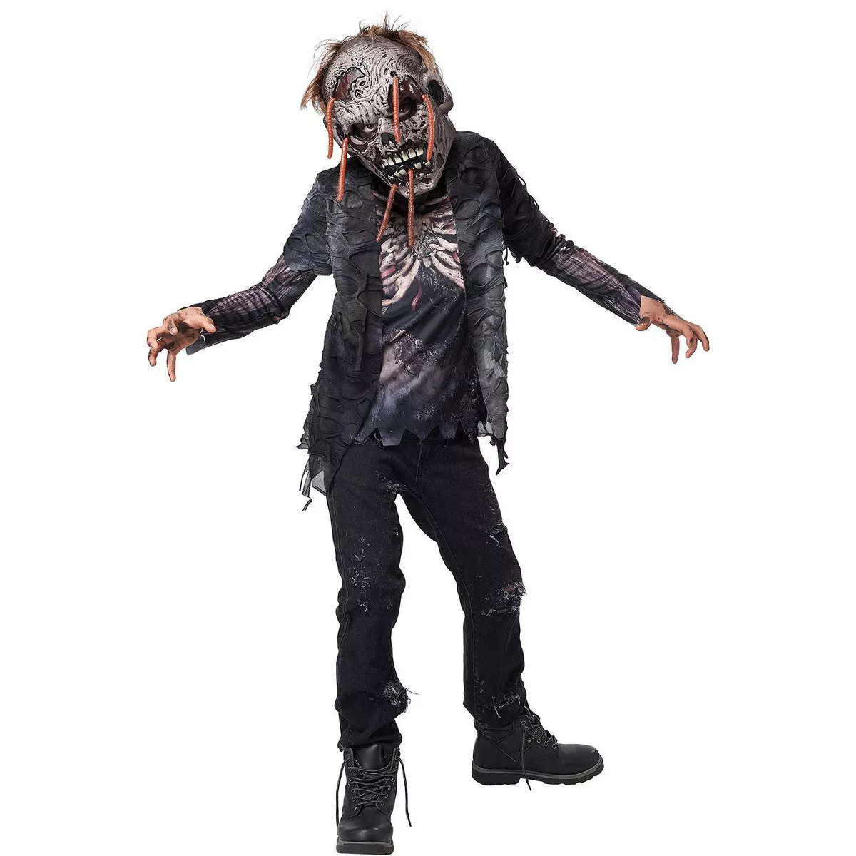 Zombie with Worms Child Costume